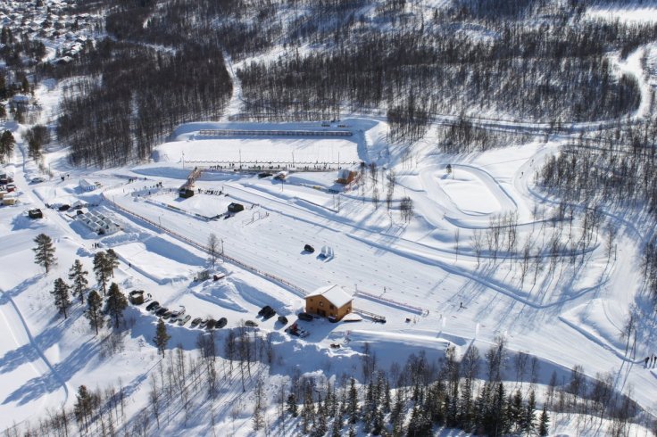 Bardufoss Skisenter flyfoto